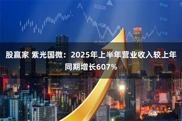 股赢家 紫光国微:2025年上半年营业收入较上年同期增长607%