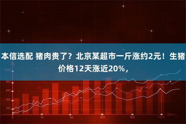本信选配 猪肉贵了？北京某超市一斤涨约2元！生猪价格12天涨近20%，