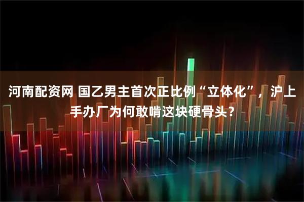 河南配资网 国乙男主首次正比例“立体化”，沪上手办厂为何敢啃这块硬骨头？